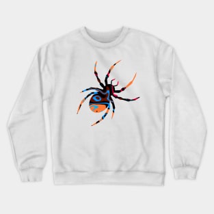 Halloween Color Spider Crewneck Sweatshirt